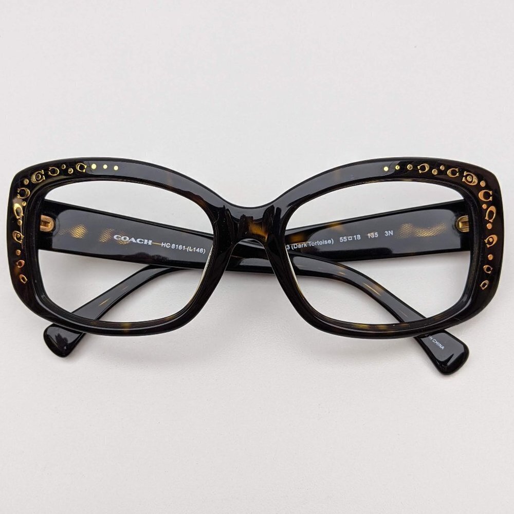 🕶️Frame Only! Coach HC8161 L146 Sunglasses 55/18 135 /ALH660🕶️ - Picture 1 of 6